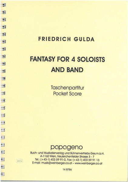 Friedrich Gulda: Fantasy for 4 Soloists and Band
