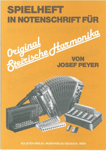 Josef Peyer: Spielheft in Notenschrift