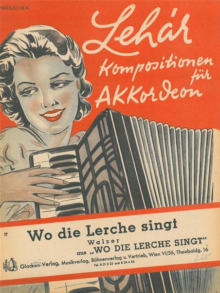 Franz Lehár: Wo die Lerche singt, Lied
