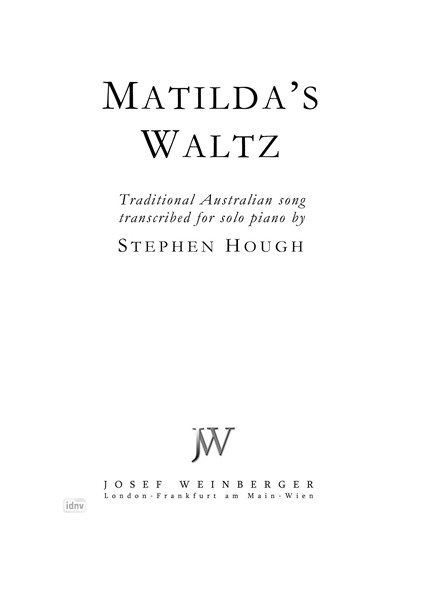 Trad.: Matilda's Waltz