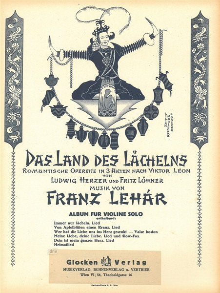 Franz Lehár: Das Land des Lächelns, Album