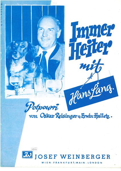Hans Lang: Immer heiter mit Hans Lang