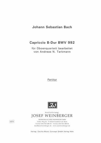 Johann Sebastian Bach: Capriccio
