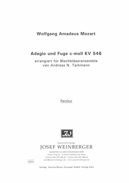 Wolfgang Amadeus Mozart: Adagio und Fuge