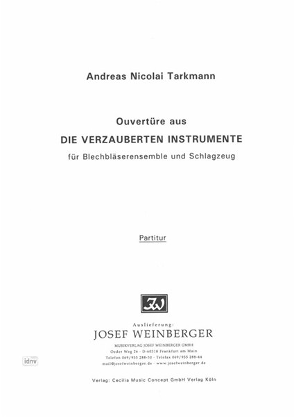 Andreas N. Tarkmann: Ouvertüre aus Die verzauberten Instrumente