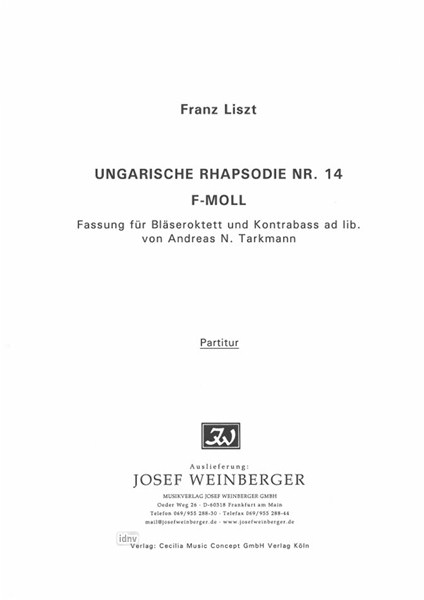 Franz Liszt: Ungarische Rhapsodie Nr. 14