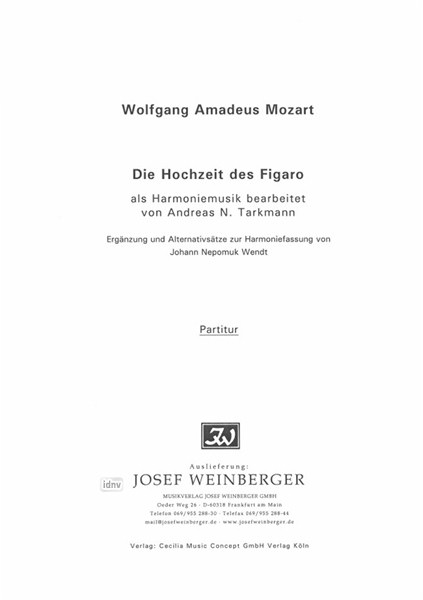 Wolfgang Amadeus Mozart: Die Hochzeit des Figaro