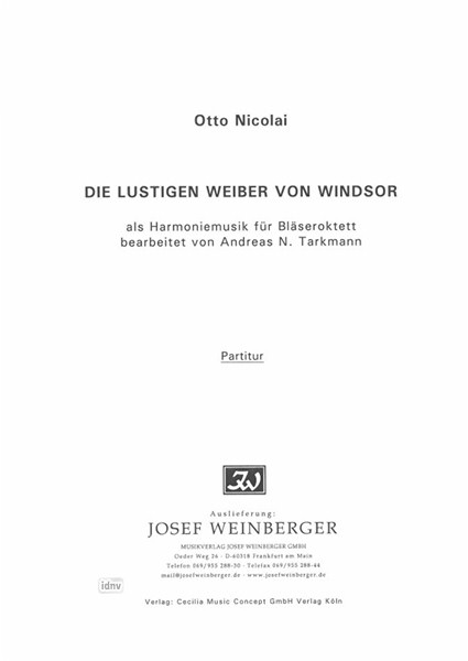 Otto Nicolai: Die lustigen Weiber von Windsor