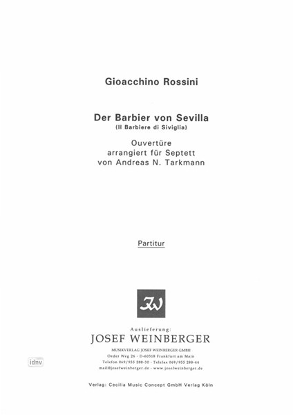 Gioachino Rossini: Ouvertüre aus "Der Barbier von Sevilla"