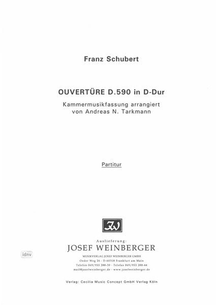 Franz Schubert: Ouvertüre im italienischen Stil