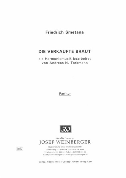 Friedrich Smetana: Die verkaufte Braut