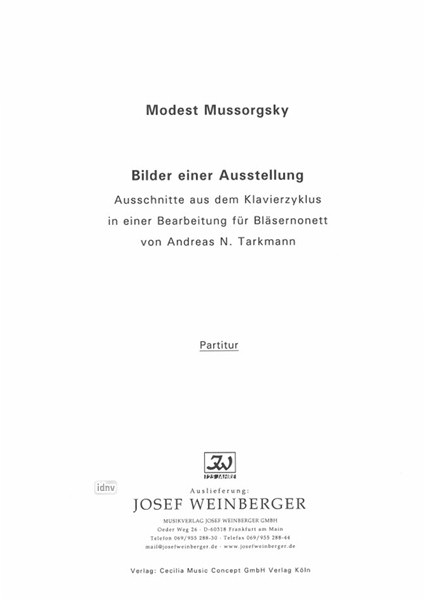 Modest Mussorgsky: Bilder einer Ausstellung