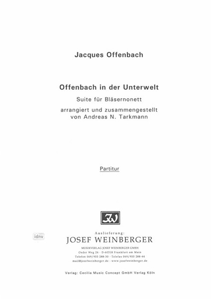 Jacques Offenbach: Offenbach in der Unterwelt