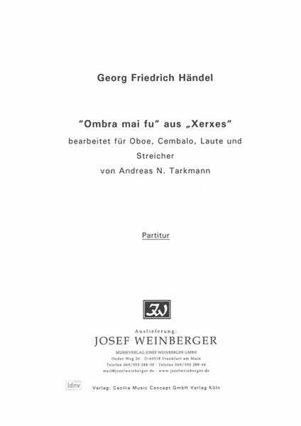 Georg Friedrich Händel: Ombra mai fu