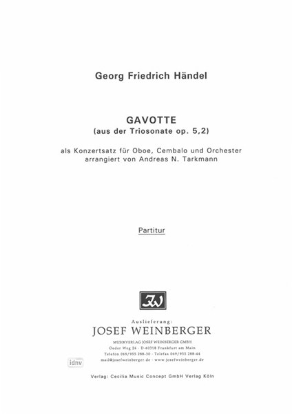 Georg Friedrich Händel: Gavotte