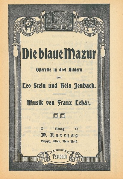 Franz Lehár: Die blaue Mazur