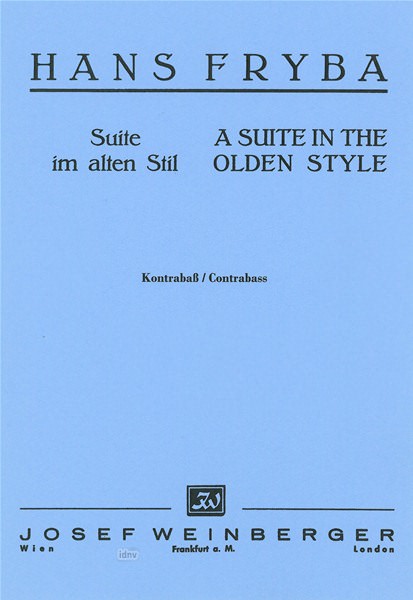 Hans Fryba: Suite im alten Stil