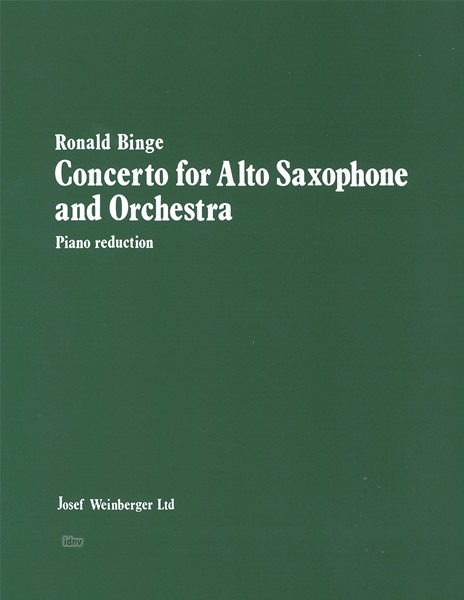 Ronald Binge: Concerto for Alto Saxophone and Orchestra