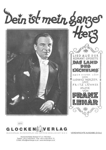 Franz Lehár: Dein ist mein ganzes Herz
