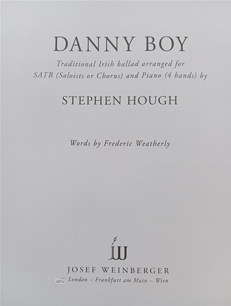 Trad., Stephen Hough: Danny Boy
