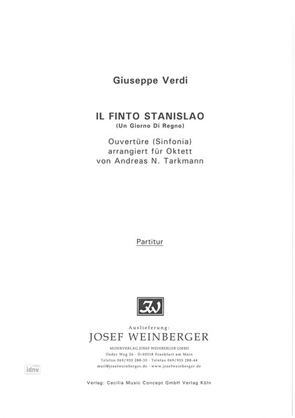 Giuseppe Verdi: Ouvertüre aus "Il Finto Stanislao" (Un Giorno di Regno)