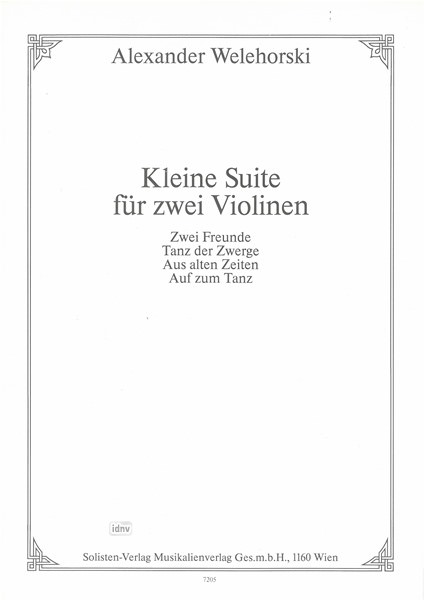 Alexander Welehorski: Kleine Suite