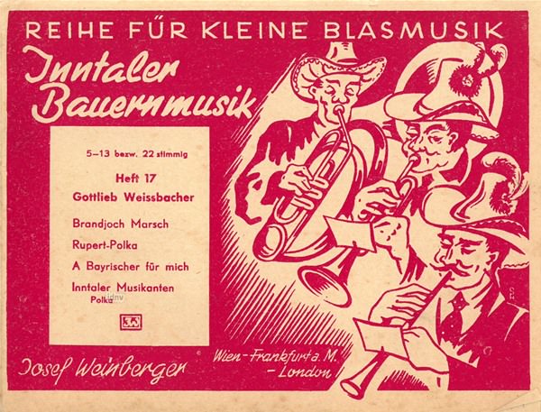 Gottlieb Weissbacher: Inntaler Bauernmusik - Heft 17